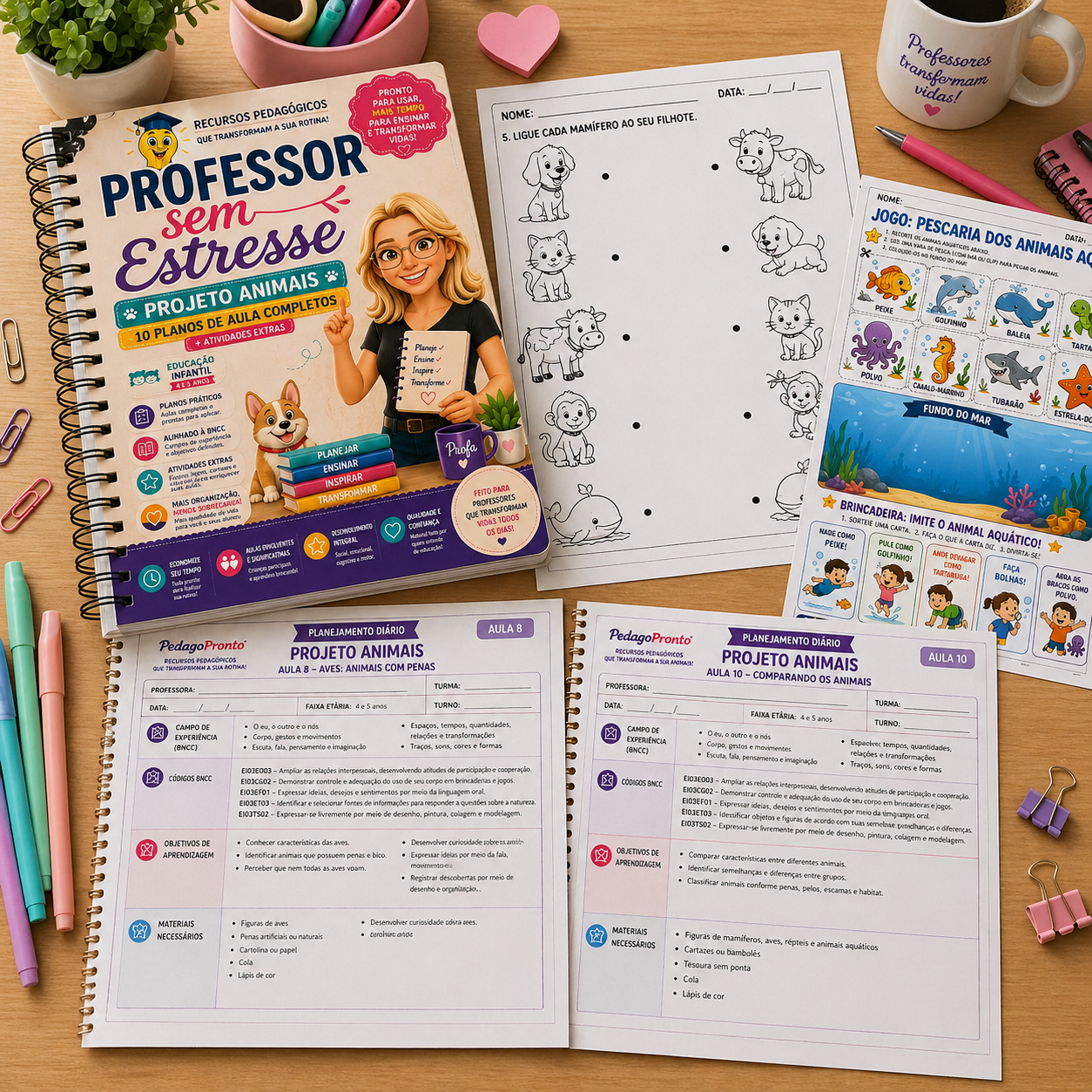 Planos de aula (BNCC) -Tema: Projeto Animais